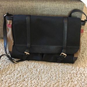Burberry laptop/diaper bag